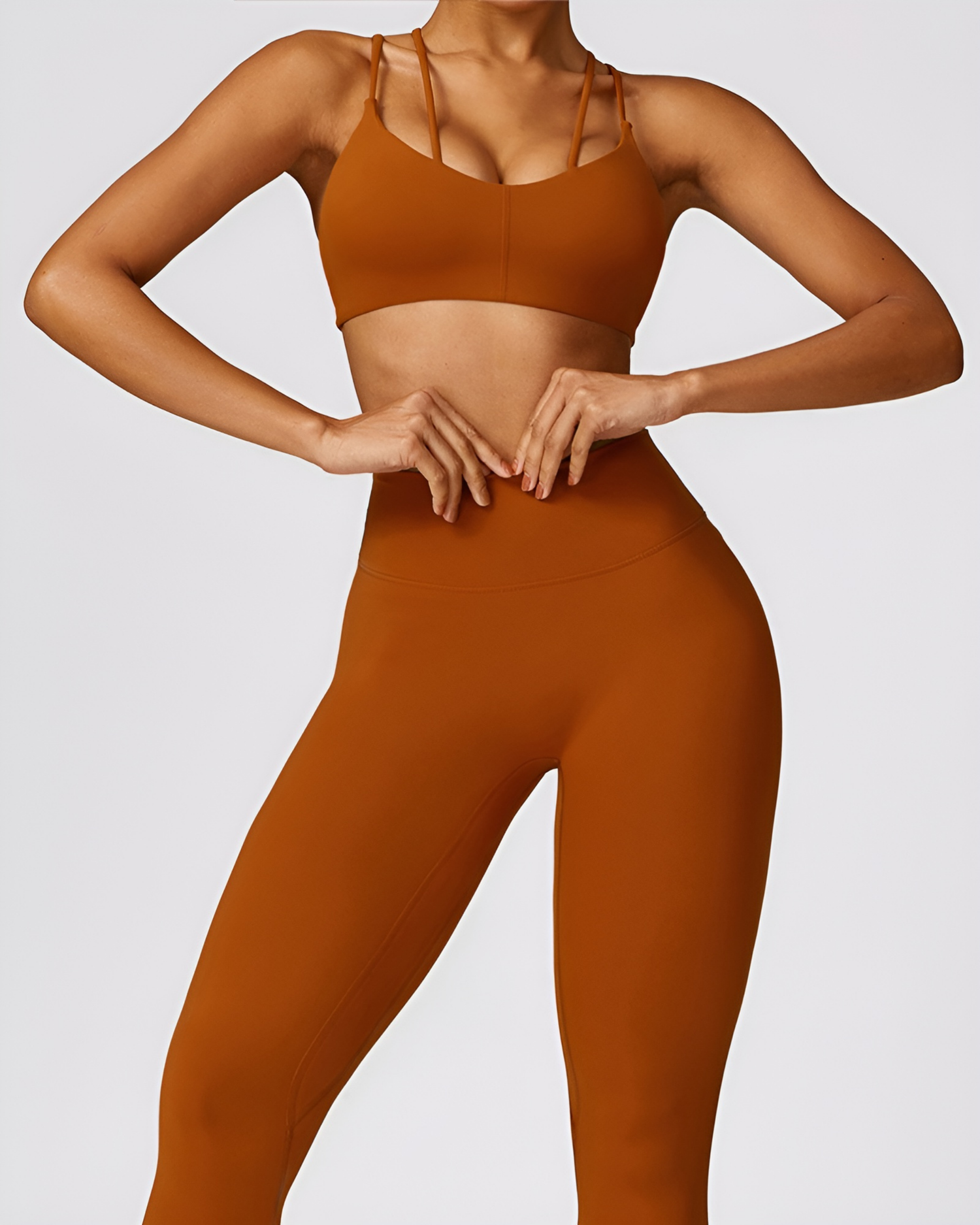 June Spring Strappy Bra Cognac