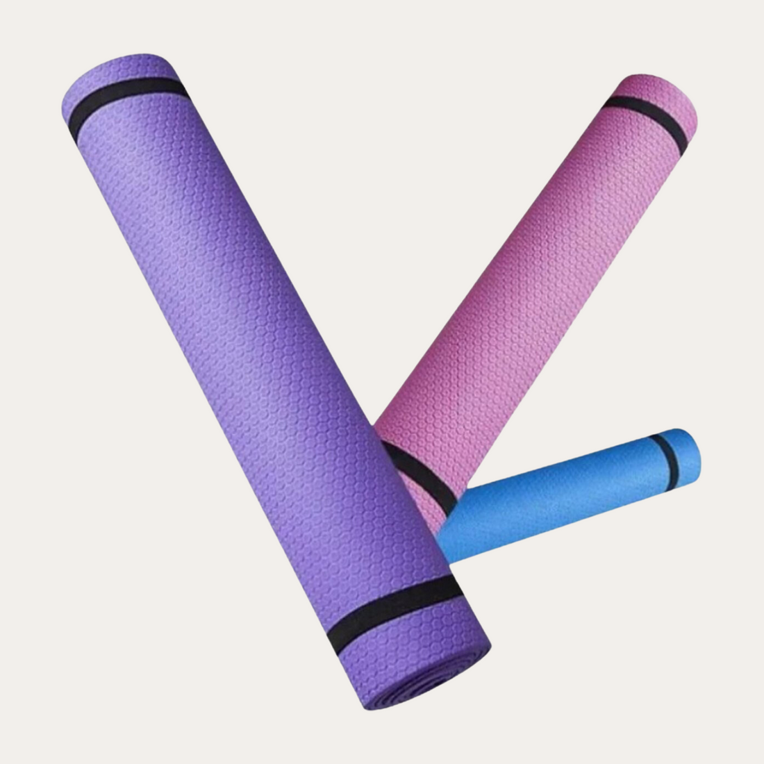 Le tapis de yoga du printemps de juin