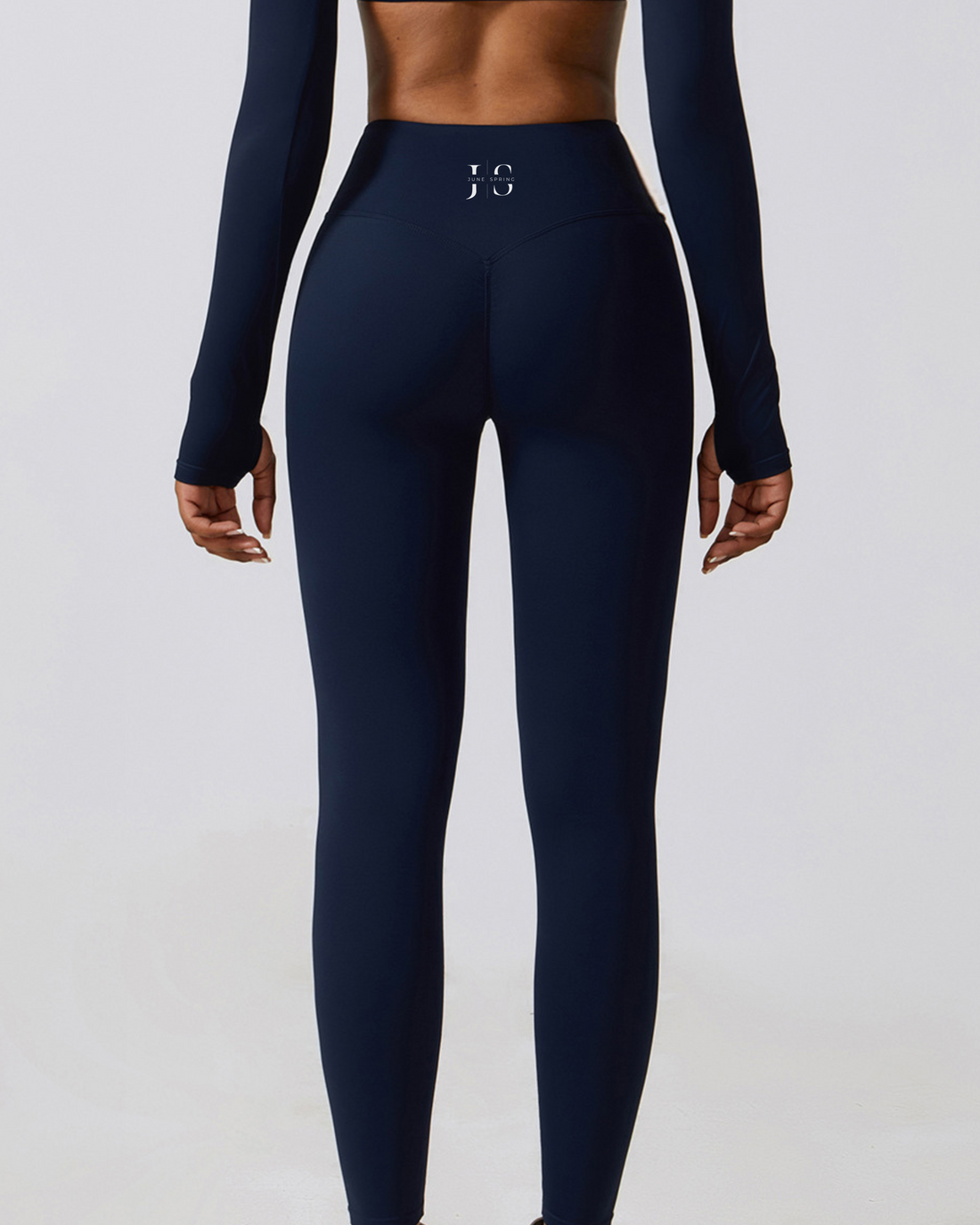 June Spring Seamless Sport Legging Dark Blue 