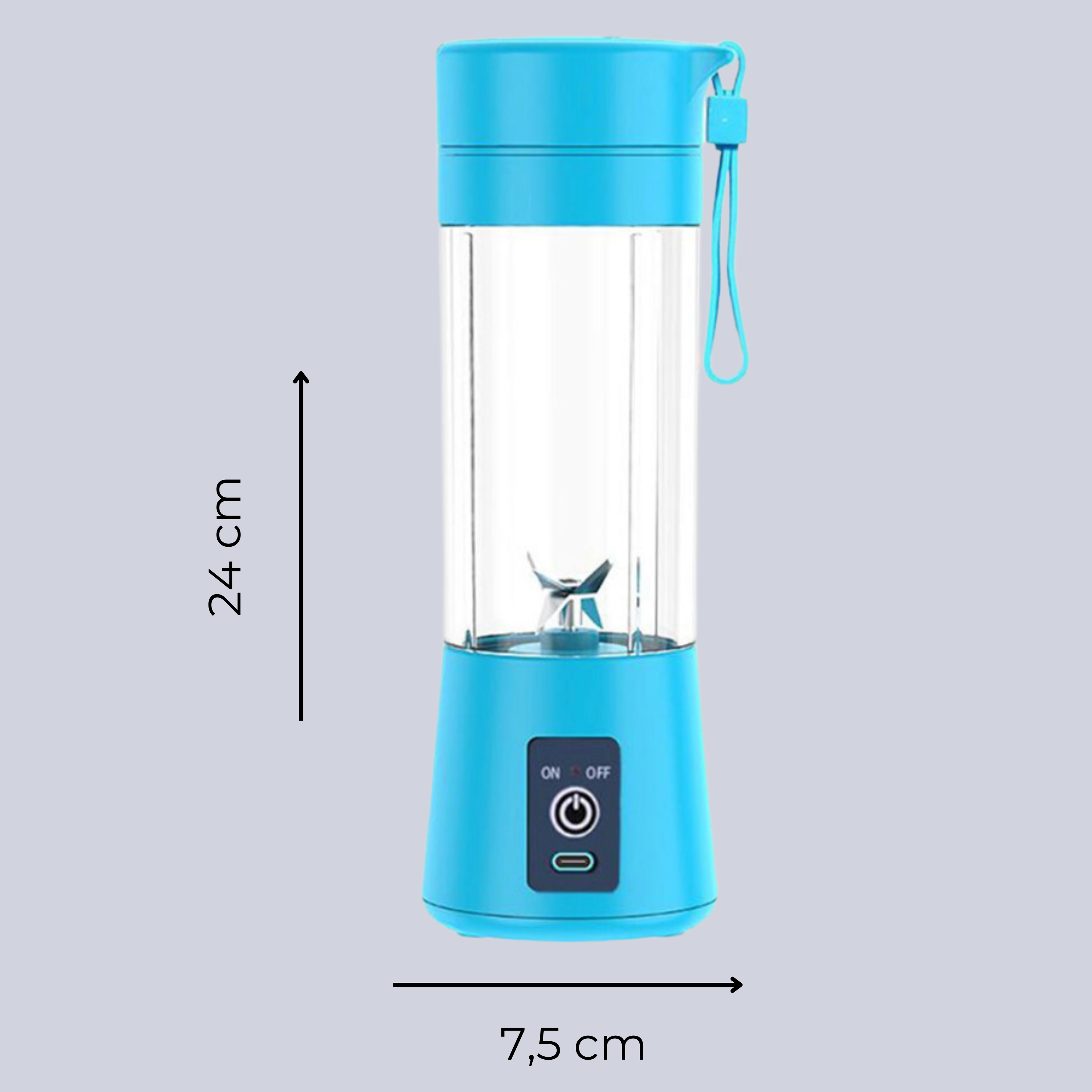 Portable Blender Light Blue