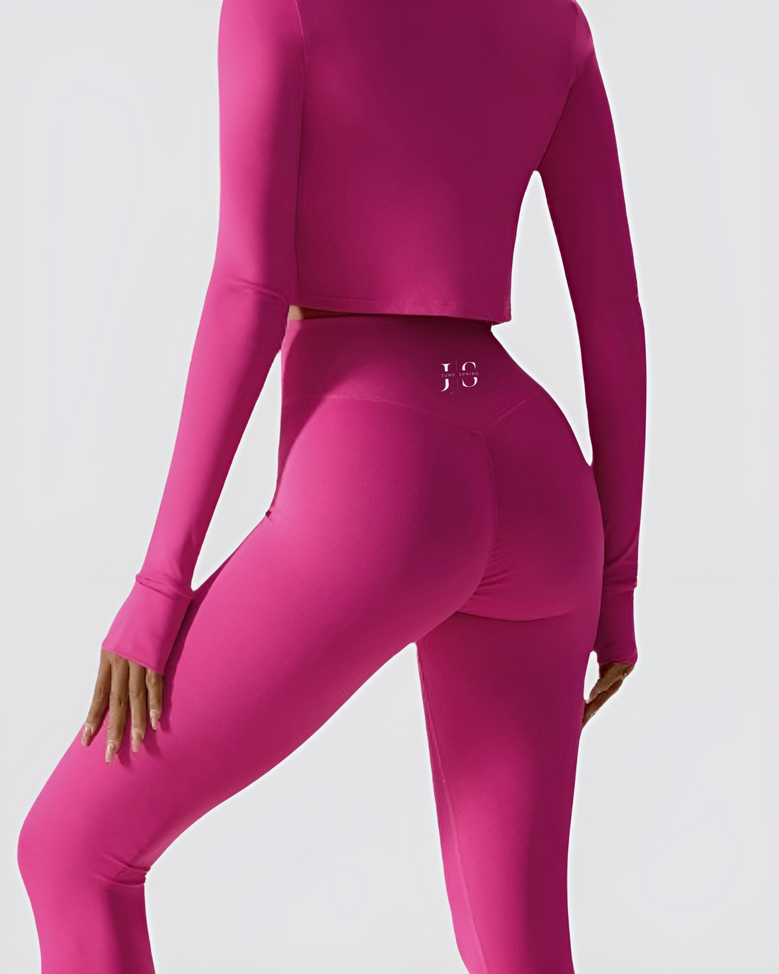 Legging deportivo sin costuras June Spring Rosa