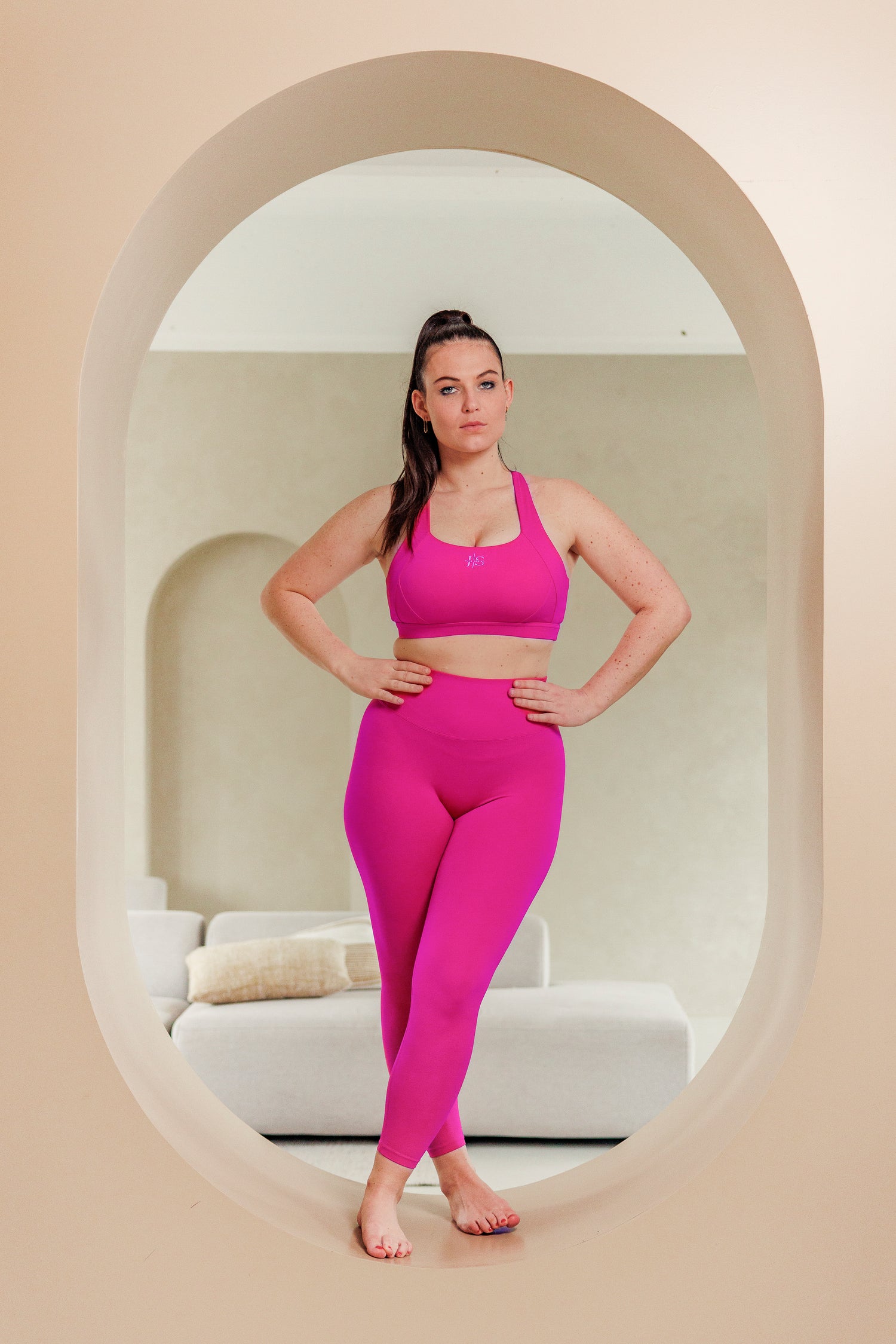 June Spring Legging Raspberry Pink