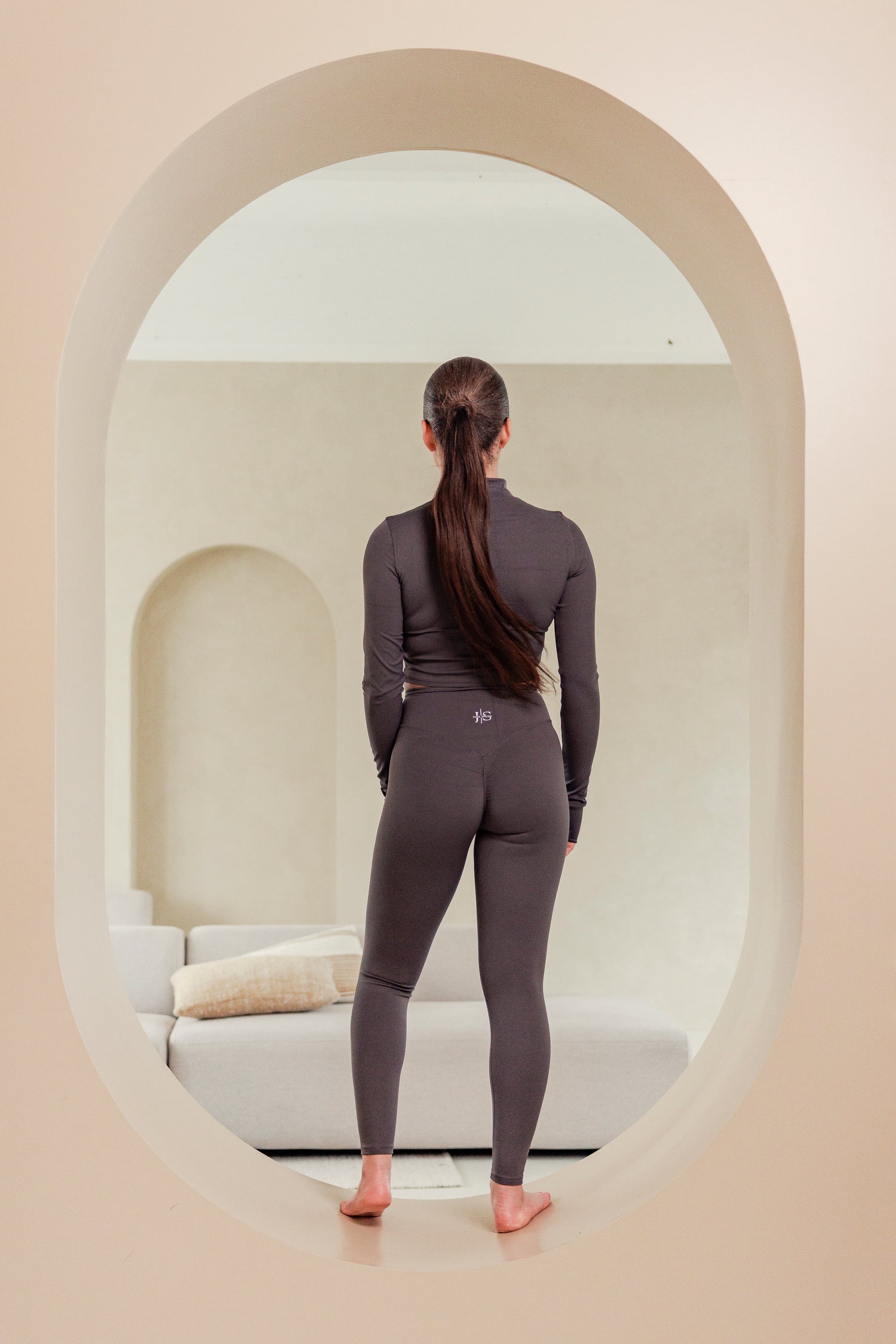 June Spring Legging Dark Grey